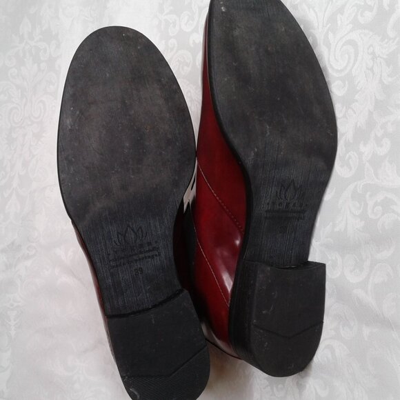 Bourgeois Boheme Women's Vegan Grace Chelsea Boot Red EU Size 39 / US 8.5 - Picture 15 of 16